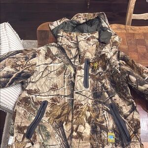 Browning Camo Jacket HMX Dry Technology Scent Control Lining XL